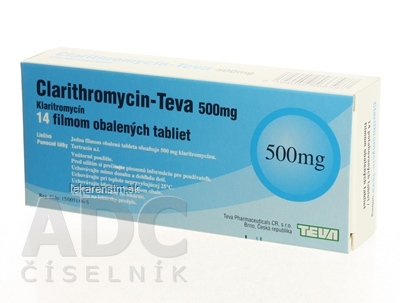 eksegese amme støn Clarithromycin - Teva 500 mg - INTERNETOVÁ LEKÁREŇ STARÉ MESTO s.r.o.  Prievidza